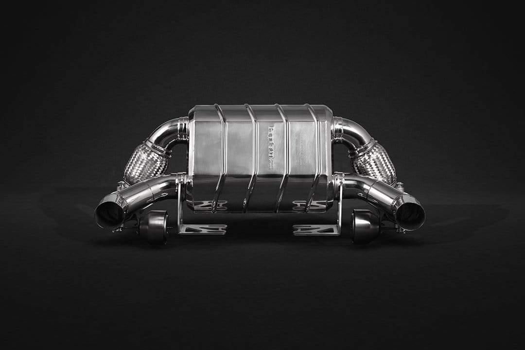 Ferrari 430 Scuderia Valved Exhaust System, 200 Cell Cats, and Heat Shields