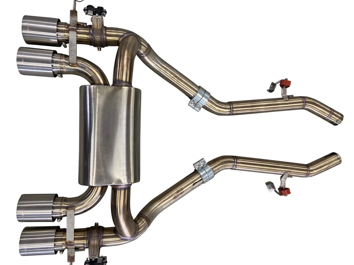 Active Autowerke Valved Rear Exhaust w/ 100mm tips - 2021+ G8x M3 / M4