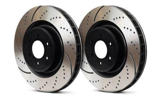 Front | EBC Sport Slotted Rotors (356x36mm) | X5 4.6/4.8