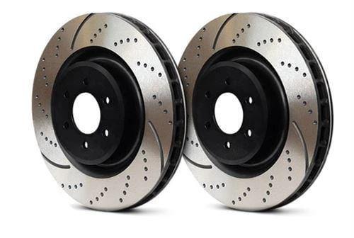 Rear | EBC Sport Slotted Rotors (370x24mm) | F07 550i | F01 7-Series