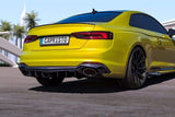 Audi RS5 (B9/F5) Valved Catback Exhaust System w MidPipes, Oval RS-Style Tips, with CES3