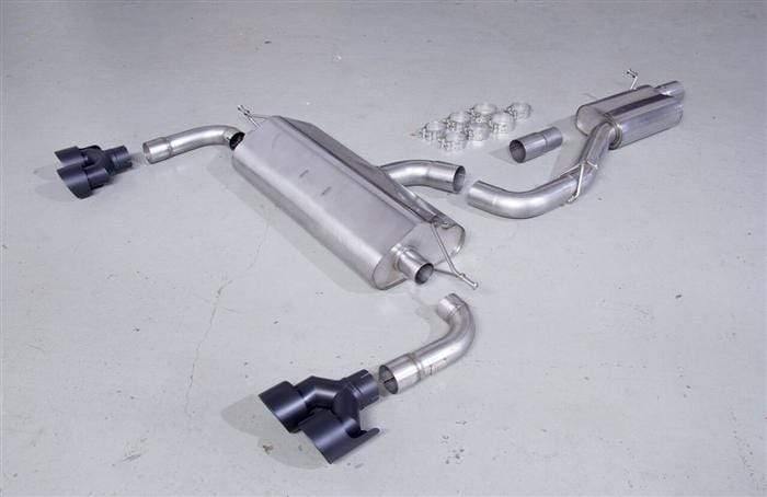 Milltek 3" Cat-back Quad Tip Exhaust - 8V A3 Quattro 2.0T - (NLA)