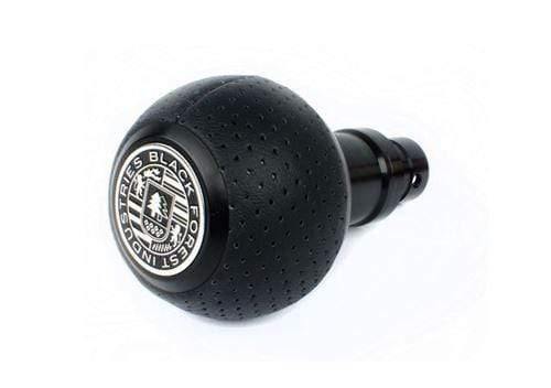 BFI Heavy Weight Shift Knob - Black Air Leather / Black Anodized (VW/Audi DSG & Automatic)