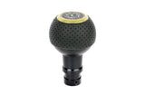 BFI Heavy Weight Shift Knob SCHWARZ - Air Leather - Gold Top (VW/Audi DSG & Automatic)