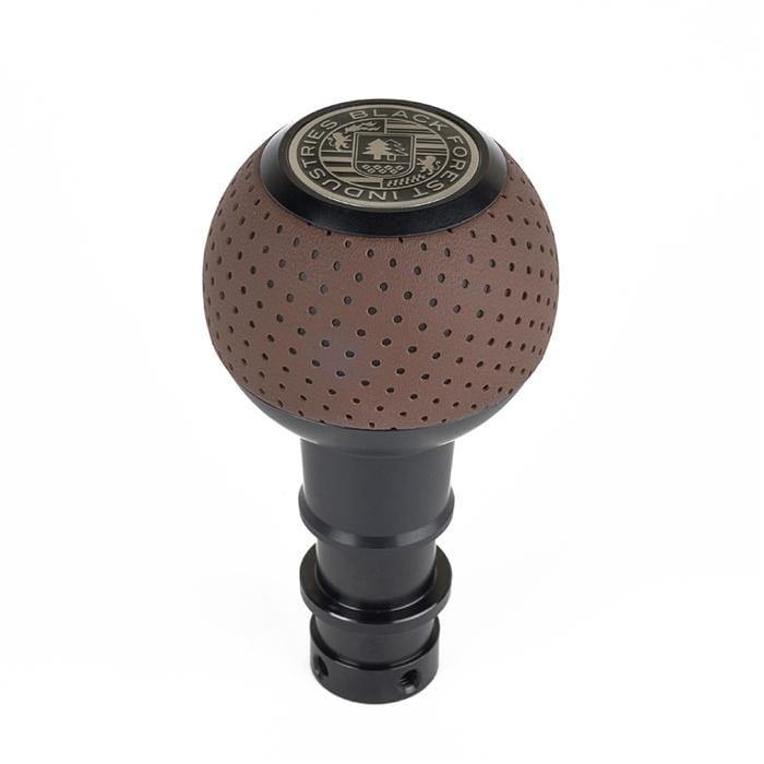 BFI Heavy Weight Shift Knob - Nougat Brown Air Leather - (VW/Audi DSG & Automatic)