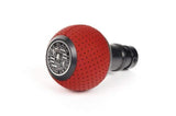 BFI Heavy Weight Shift Knob - Rosso Centaurus Leather | Black Anodized (VW/Audi DSG & Automatic)