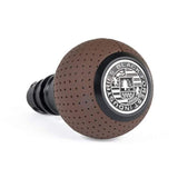 BFI Heavy Weight Shift Knob - Nougat Brown Air Leather (VW/Audi Fitment)