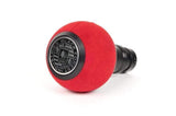 BFI Heavy Weight Shift Knob - Red Alcantara/Black Anodized (BMW Fitment)