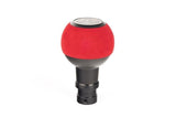 BFI Heavy Weight Shift Knob - Red Alcantara/Black Anodized (BMW Fitment)
