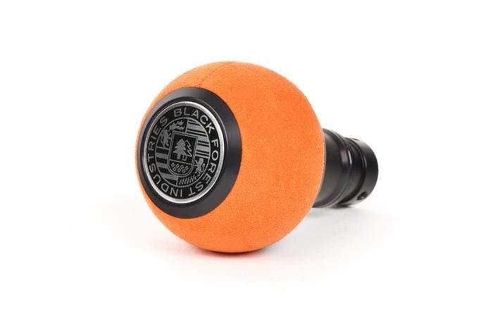 BFI Heavy Weight Shift Knob - Orange Alcantara/Black Anodized (BMW Fitment)