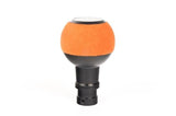 BFI Heavy Weight Shift Knob - Orange Alcantara/Black Anodized (BMW Fitment)