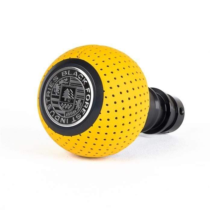 BFI Heavy Weight Shift Knob - Giallo Taurus Yellow Air Leather (VW/Audi Fitment)