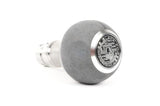 BFI Heavy Weight Shift Knob | Gray Alcantara (VW/Audi Fitment)