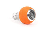 BFI Heavy Weight Shift Knob - Orange Alcantara (VW/Audi Fitment)