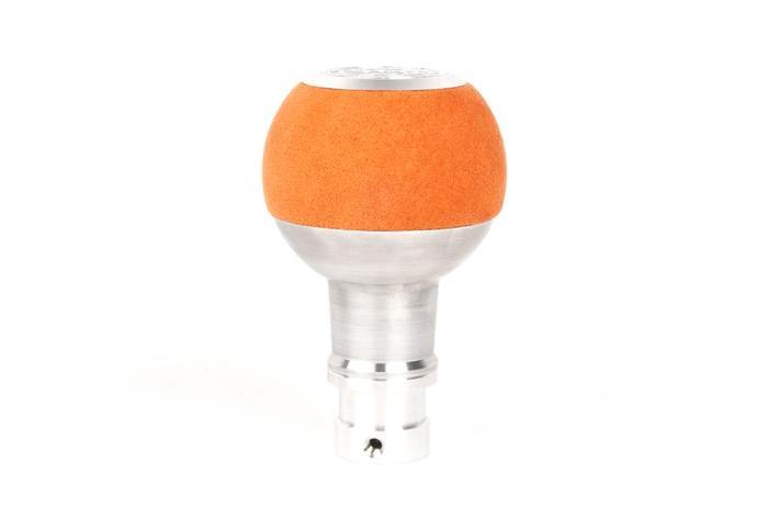 BFI Heavy Weight Shift Knob - Orange Alcantara (BMW Fitment)