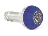 BFI Heavy Weight Shift Knob - Golf Ball - Blue Alcantara (VW/Audi Fitment)