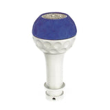 BFI Heavy Weight Shift Knob - Golf Ball - Blue Alcantara (VW/Audi Fitment)