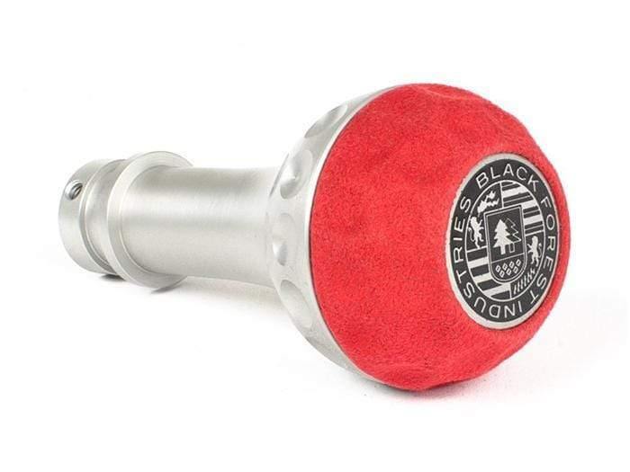 BFI Heavy Weight Shift Knob - Golf Ball - Red Alcantara (VW/Audi Fitment)