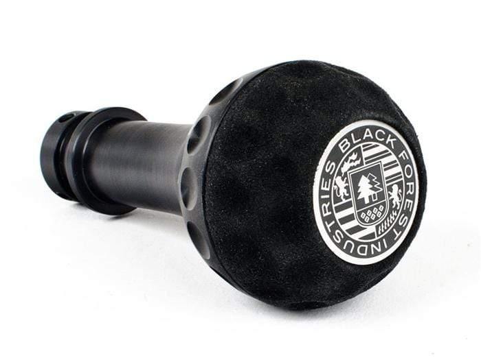 BFI Heavy Weight Shift Knob SCHWARZ - Golf Ball - Black Alcantara (VW/Audi Fitment)