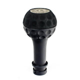 BFI Heavy Weight Shift Knob SCHWARZ - Golf Ball - Black Alcantara (VW/Audi Fitment)