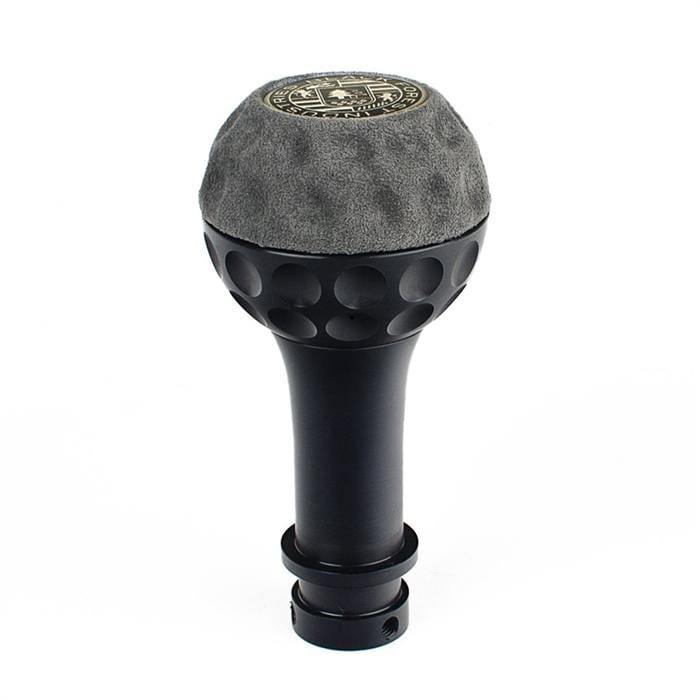 BFI Heavy Weight Shift Knob SCHWARZ - Golf Ball - Gray Alcantara (VW/Audi Fitment)