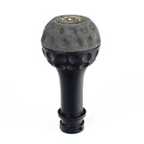 BFI Heavy Weight Shift Knob SCHWARZ - Golf Ball - Gray Alcantara (VW/Audi Fitment)