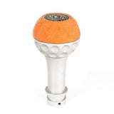 BFI Heavy Weight Shift Knob - Golf Ball - Orange Alcantara (VW/Audi Fitment)