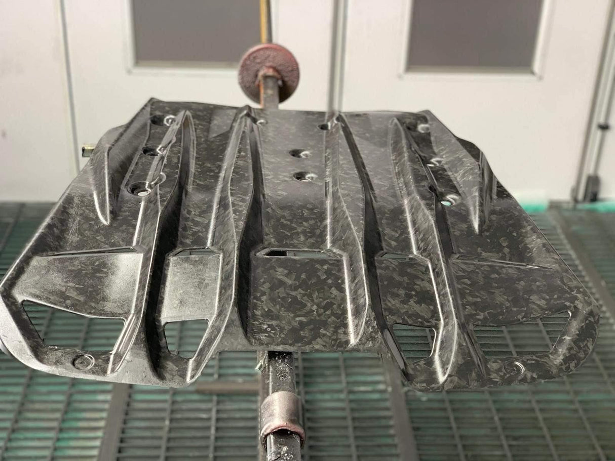 Porsche 991.2 GT3RS Forged Carbon Fiber Engine Cover/Diffuser