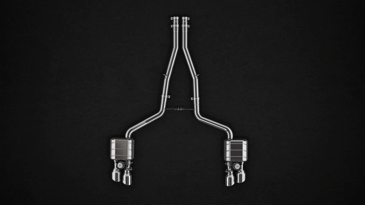 Maserati Ghibli - Valved Exhaust System, Mid-Pipes (Incl. CES-3 Remote)