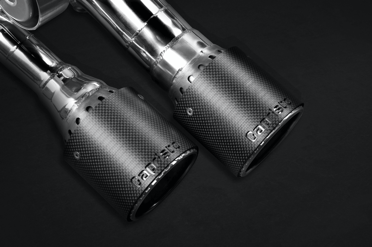 Audi S8 (D4) Valved Exhaust System, Mid Pipes with CES-3