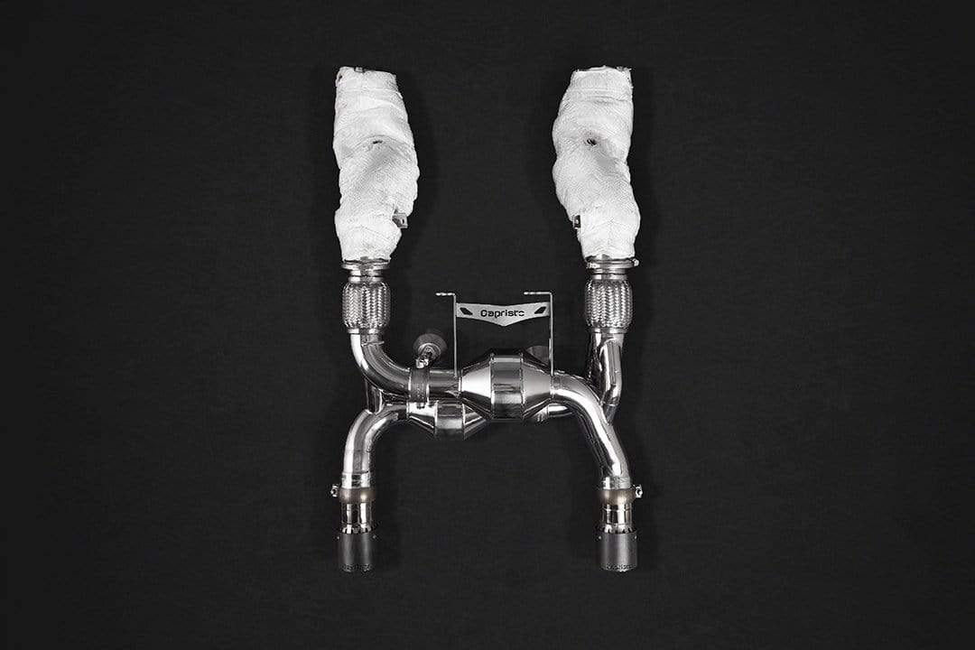 Mclaren 720S – Valved Exhaust with Sports Cats 200 Cell and Carbon Fiber Tips (CES3)