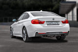 BMW 428i Valved Exhaust System with Mid-Silencer, Skirt, and CES-3 Controller
