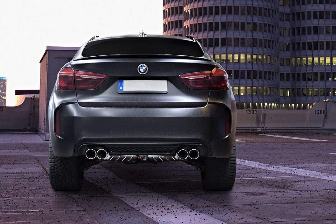 BMW X5M (F15) (2013 ) & X6M (2014 ) Valved Exhaust System, Mid-Pipes, & CES-3 Remote Kit with Stainless Steel Tips