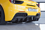 Ferrari 488 GTB & GTS Rear Diffusor (Matte)
