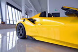 Ferrari 488 GTB & GTS Carbon Side Fins (with adapters)