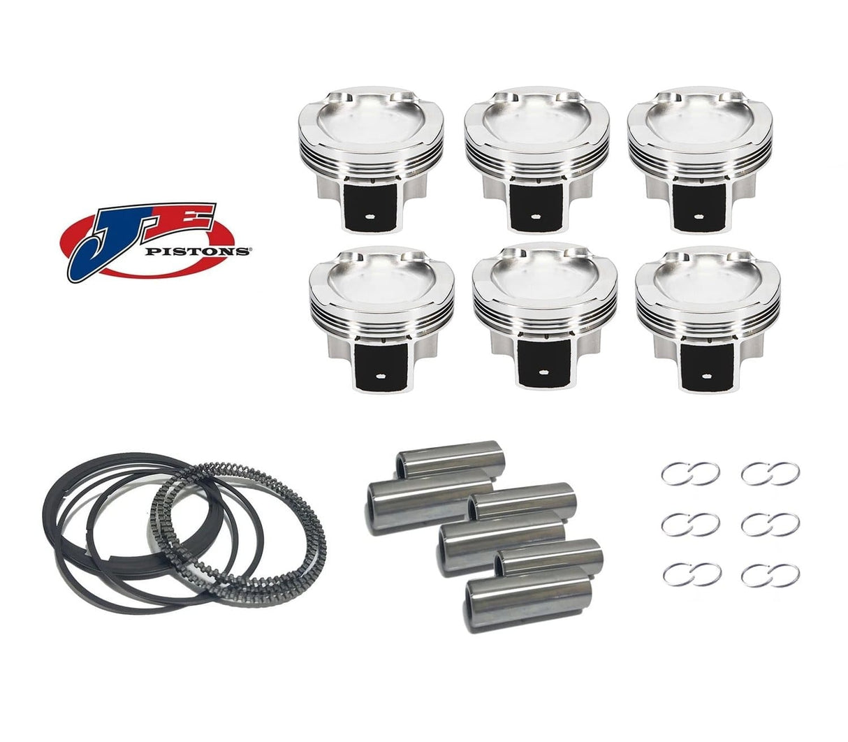 Piston Set By JE - 84.5mm +.50mm Oversize Bore | 9.5:1 CR | Stock Stroke 89.6mm - BMW N54