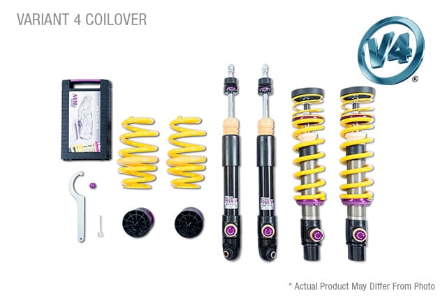 KW Suspensions KW V4 Coilover Kit Bundle - Mercedes AMG C63, C63 S, Sedan (W205) with electronic dampers