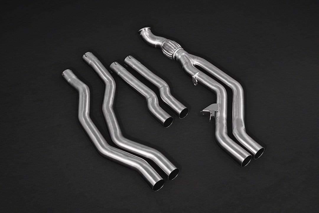 BMW M2 (F87) - Valved Exhaust System with Mid-Pipes & Remote (Carbon Fiber Tips)