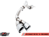 AWE Tuning 0FG Dual Exit Cat-Back Crawler Conversion Exhaust | Ford Ranger 19-20