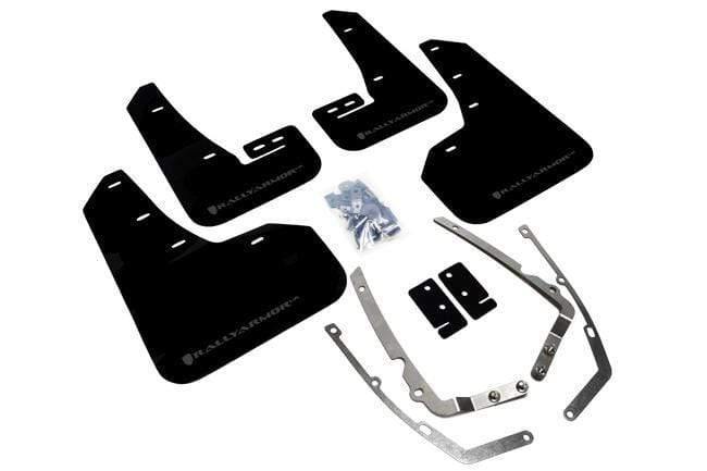 Rallyarmor 2015+ MKVII VW Golf/GTI/TSI Mud Flaps Grey Logo