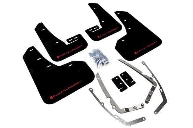 Rallyarmor 2015+ MKVII VW Golf/GTI/TSI Mud Flaps Red Logo