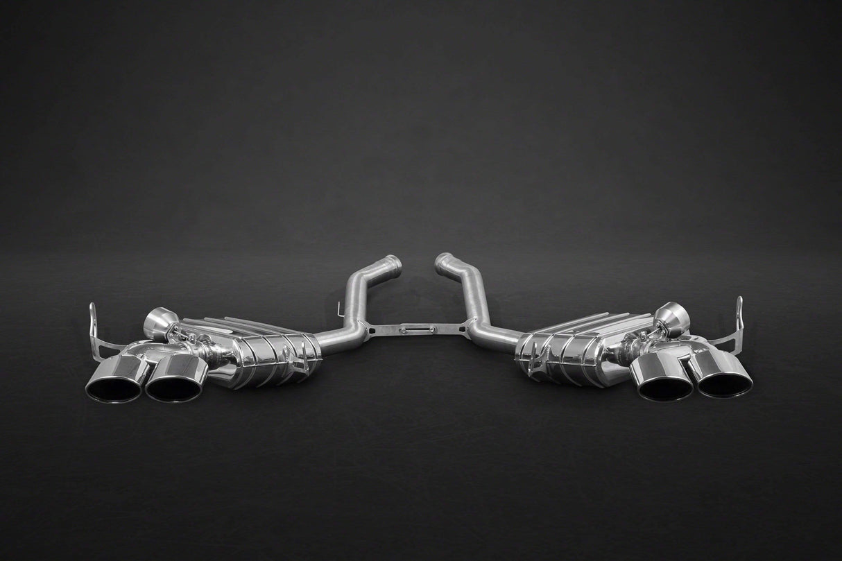 Mercedes ML63 AMG (W164)- Valved Exhaust System (Incl. Remote) with Stainless Tips