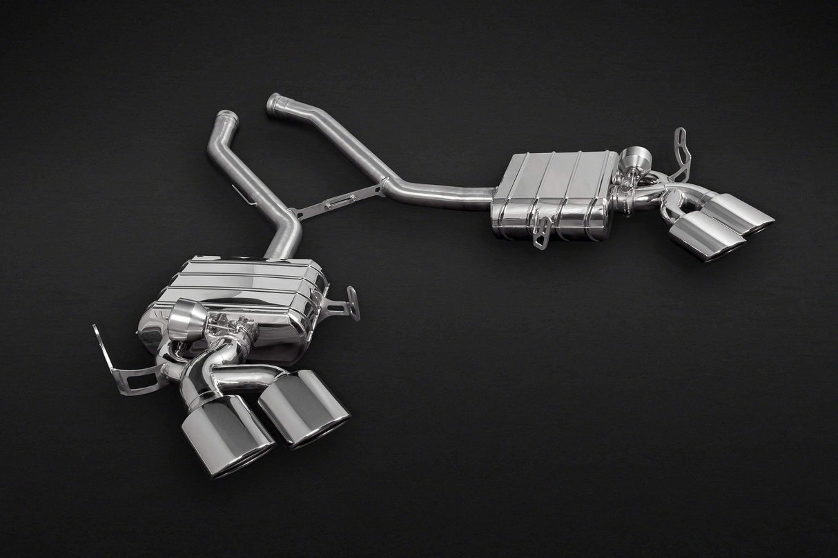 Mercedes ML63 AMG (W164)- Valved Exhaust System (Incl. Remote) with Stainless Tips
