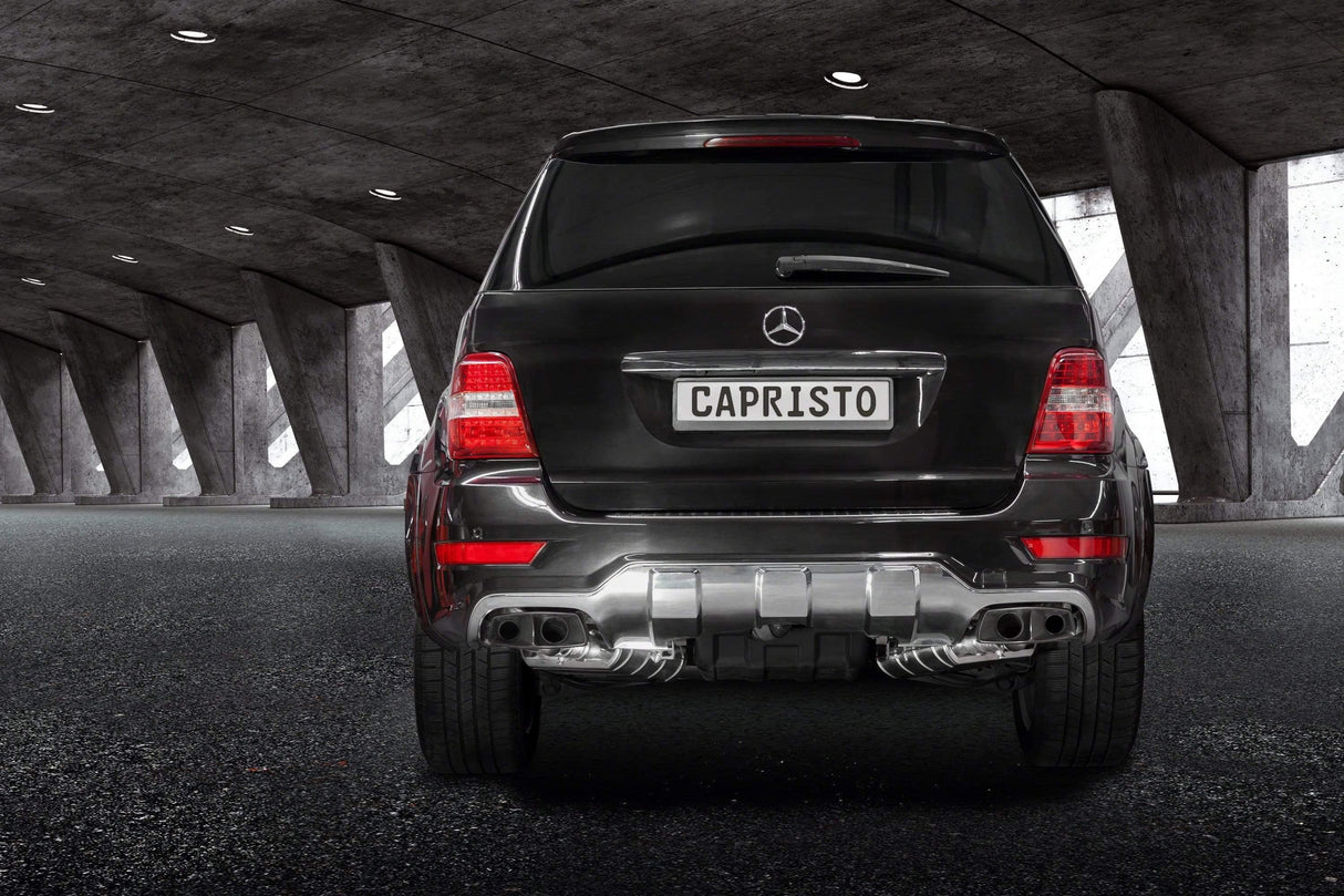 Mercedes ML63 AMG (W164) - Valved Exhaust System (Incl. Remote) with Ceramic Tips
