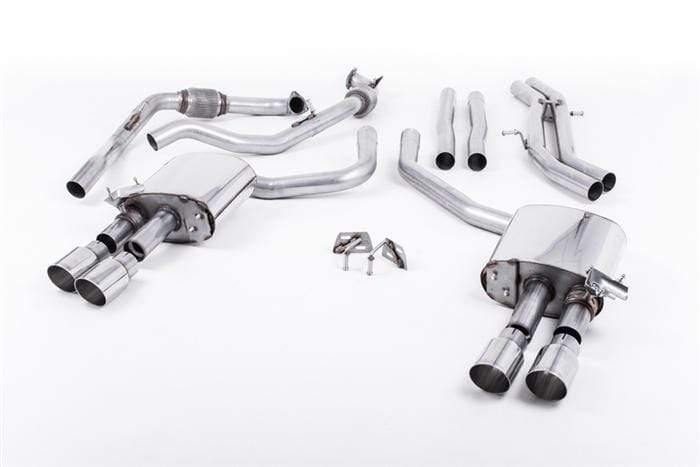 Milltek 2.5" Valved Non-Resonated Cat Back Exhaust - Audi B9 S4 | S5 | 3.0T