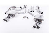 Milltek 2.5" Valved Non-Resonated Cat Back Exhaust - Audi B9 S4 | S5 | 3.0T