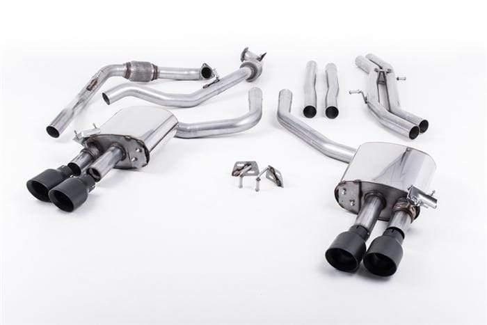 Milltek 2.5" Valved Non-Resonated Cat Back Exhaust - Audi B9 S4 | S5 | 3.0T