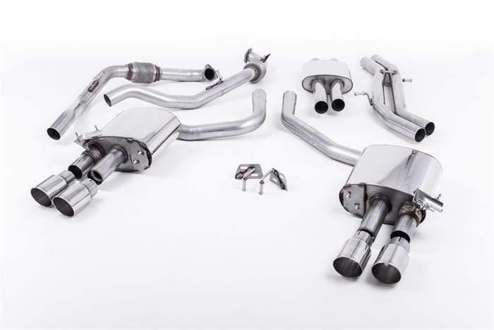 Milltek 2.5" Valved Resonated Cat Back Exhaust - Audi B9 S4 | S5 | 3.0T