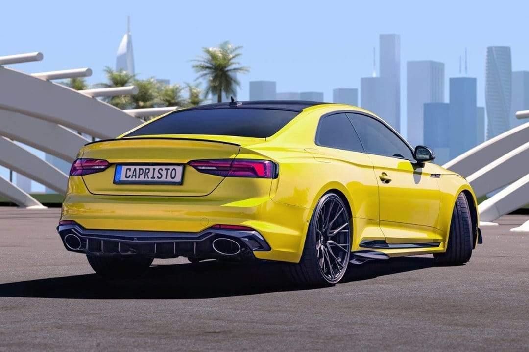 Audi RS5 (B9/F5) Valved Catback Exhaust System w MidPipes, Oval RS-Style Tips, with CES3