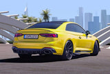 Audi RS5 (B9/F5) Valved Catback Exhaust System w MidPipes, Oval RS-Style Tips, with CES3